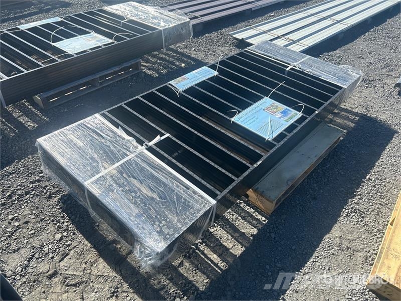 Quantity of (10) 7 ft 10 in x 3 ft 3 in Galvanized Fencing equipment