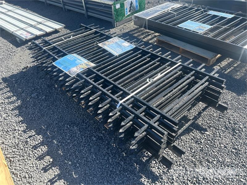 Quantity of (10) 7 ft 10 in x 3 ft 9 in Galvanized Fencing equipment