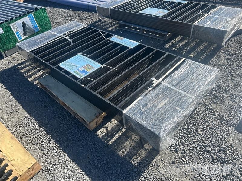 Quantity of (10) 7 ft 10 in x 3 ft 3 in Galvanized Fencing equipment
