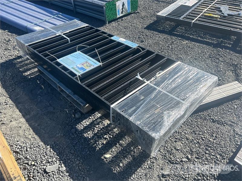 Quantity of (10) 7 ft 10 in x 3 ft 3 in Galvanized Fencing equipment