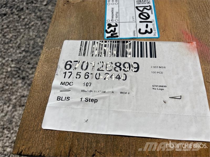 Quantity of (100) 3/4" 2x8 MDO G1S With Smooth Ove Other components