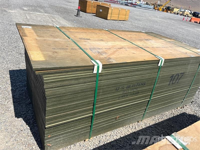 Quantity of (100) 3/4" 2x8 MDO G1S With Smooth Ove Other components