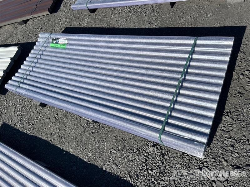 Quantity of (100) 8 ft x 3 ft Polycarbonate Roof P Verricelli, paranchi e sollevatori per materiali