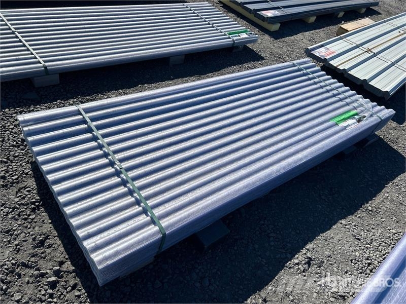 Quantity of (100) 8 ft x 3 ft Polycarbonate Roof P Verricelli, paranchi e sollevatori per materiali