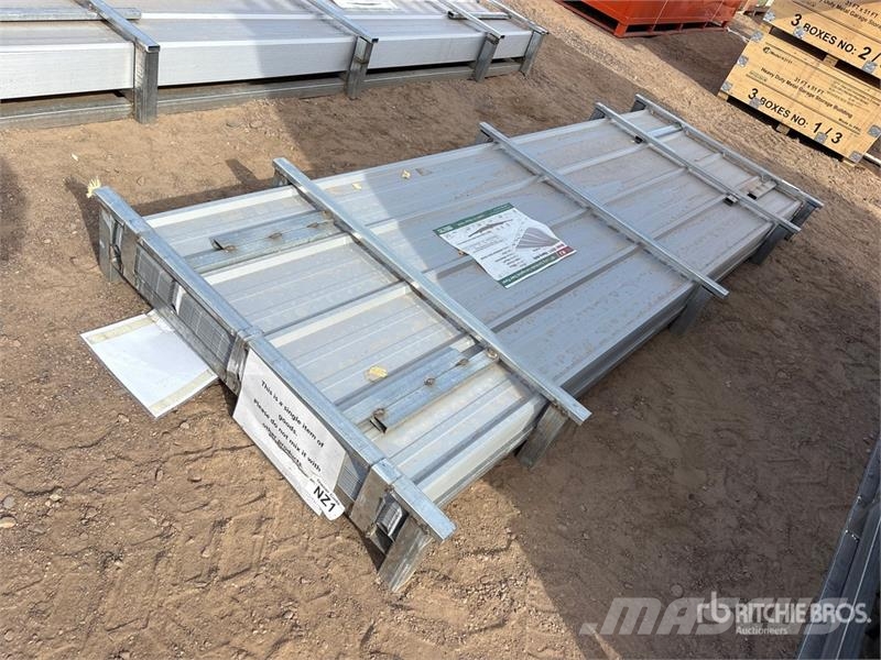  Quantity of (100)  KJ K0311 Galvalume Corrugated S Vintsid, telfrid ja materjaliliftid
