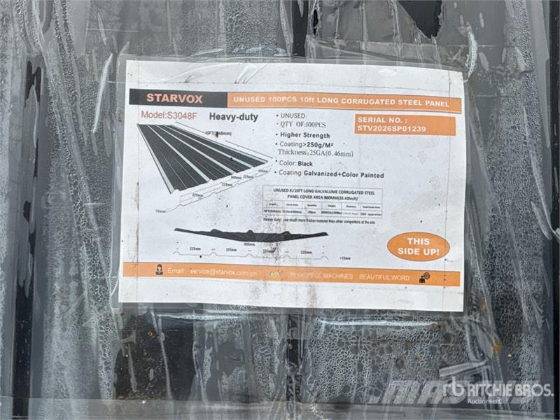 Quantity of (100) STARVOX S3048F Galvalume Corrug Winches, hoists and material lifts
