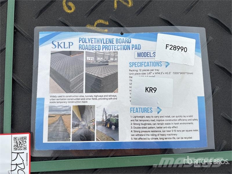 Quantity of (12) SKLP SK-LJB12 94 in x 47 in Poly Ostale kargo komponente