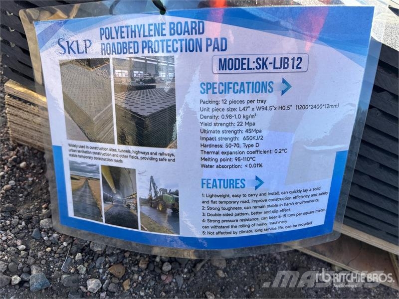 Quantity of (12) SKLP SK-LJB12 Roadbed Protection Outros componentes