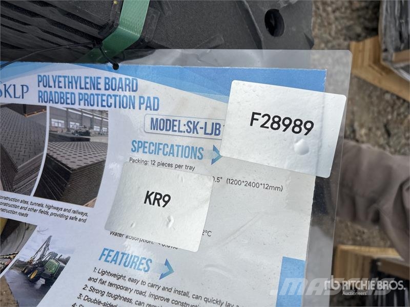  Quantity of (12)  SKLP SK-LJB12 94 in x 47 in Poly Ostale kargo komponente