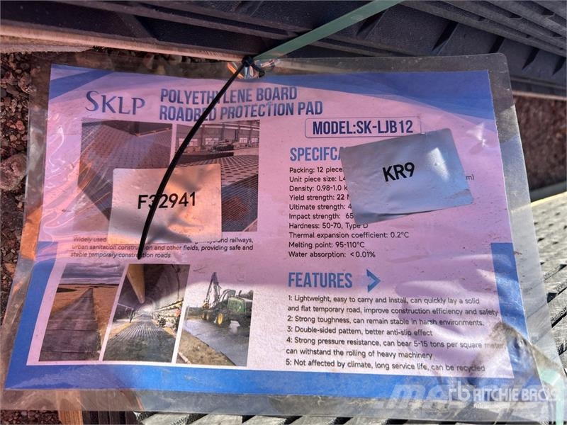  Quantity of (12)  SKLP SK-LJB12 8 Ft. x 4 Ft. Road Outros componentes