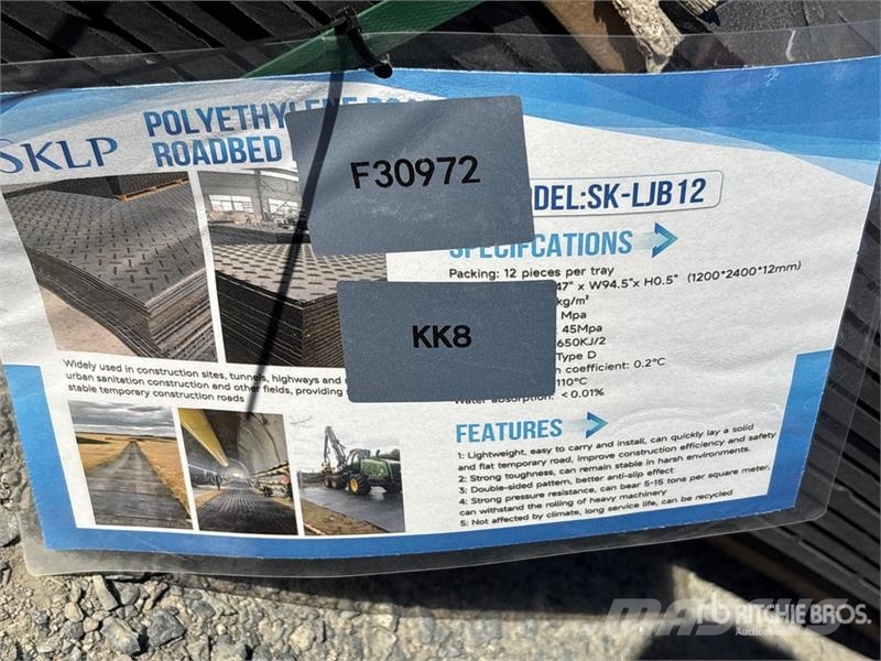 Quantity of (12) SKLP SK-LJB12 94 in x 47 in Poly Ostale kargo komponente
