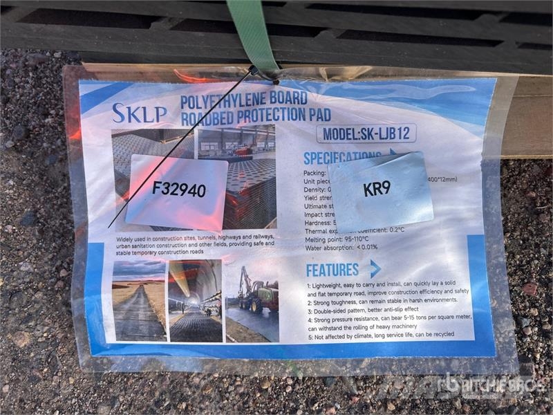 Quantity of (12) SKLP SK-LJB12 8 Ft. x 4 Ft. Road Outros componentes
