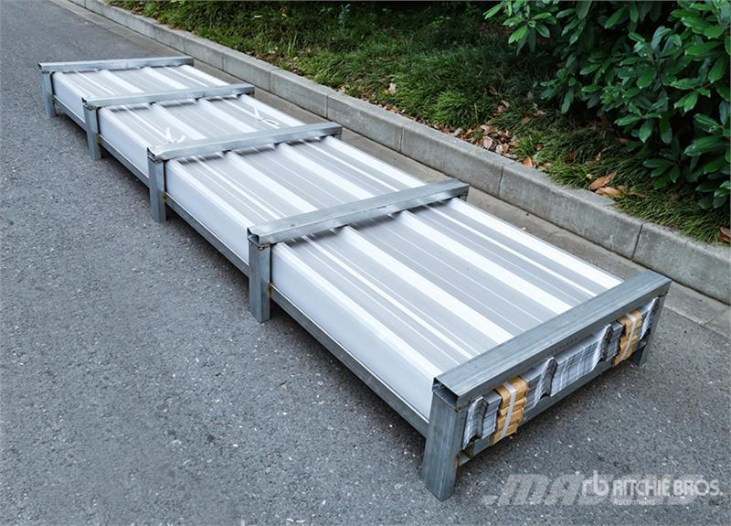 Quantity of (150) KJ K084 35 in x 12 ft Galvalume Pacēlāji, vinčas un materiālu lifti