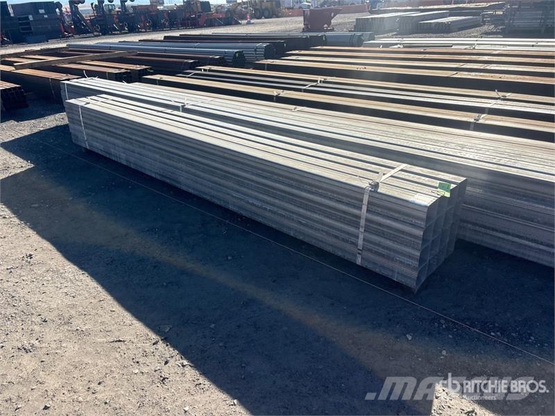  Quantity of (16) 144 in Galvanized Square Tubing ( Montacargas y elevadores de material