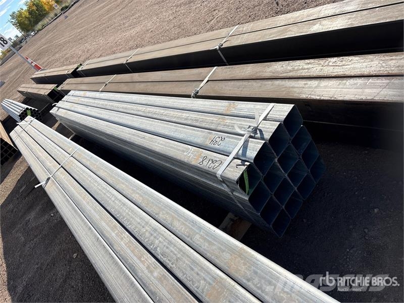 Quantity of (16) 4x4 SQ 12 ft Steel Outros componentes