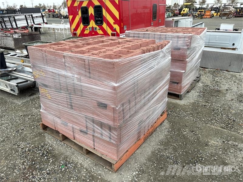 Quantity of (160) 10 in x 10 in x 16 in Red Block Other components