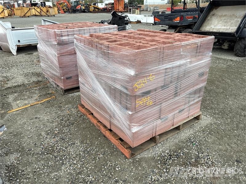 Quantity of (160) 10 in x 10 in x 16 in Red Block Other components