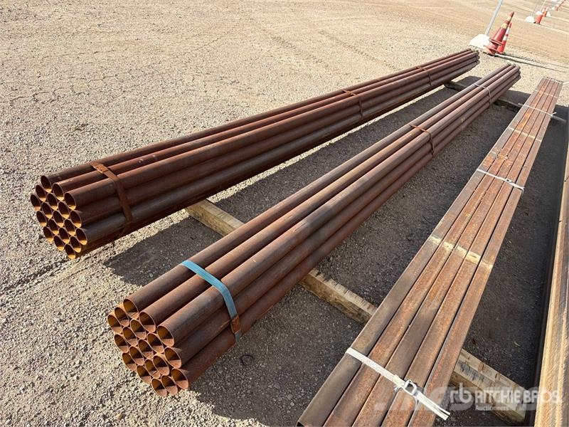 Quantity of (19) 2 7/8 OD 25 ft Steel Outros componentes
