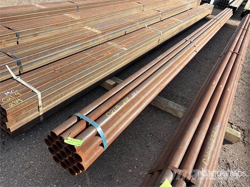 Quantity of (19) 2 7/8 OD 25 ft Steel Outros componentes