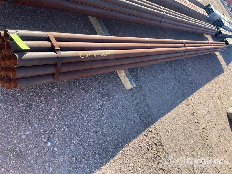 Quantity of (19) 2 7/8 OD 25 ft Steel Drugi deli