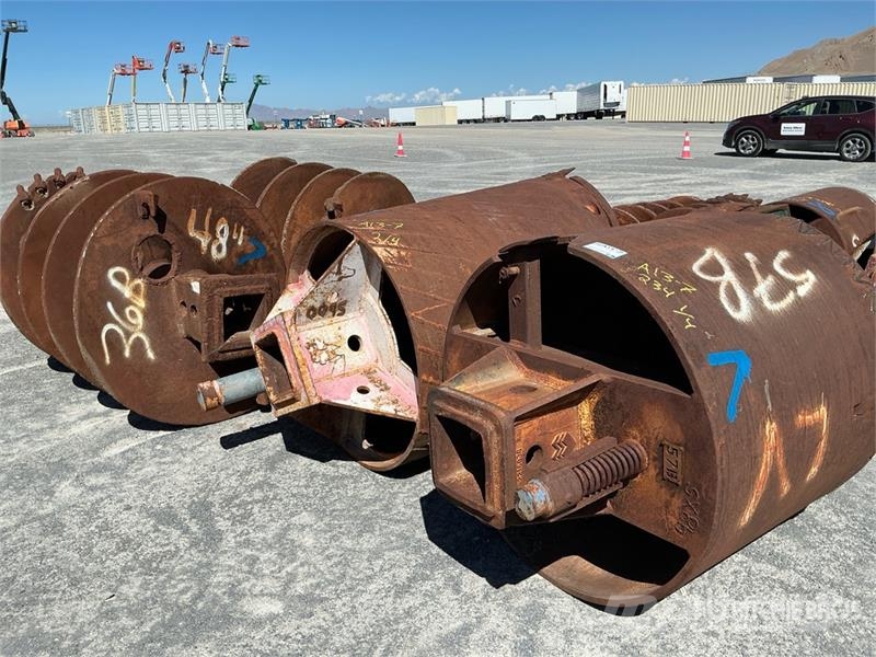  Quantity of (2) 48 In. Rock Auger, (2) 48 In. Dril Öl- und Gasbohrgeräte