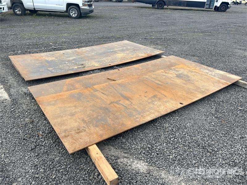 Quantity of (2) 6 ft 0.75 in x 12 ft (0.375 in Thi Outros componentes