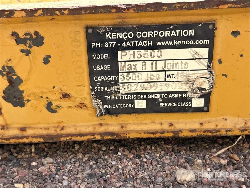  Quantity of (2) Kenco PH3500 Self-Leveling Pipe Ho Bouw - Overige