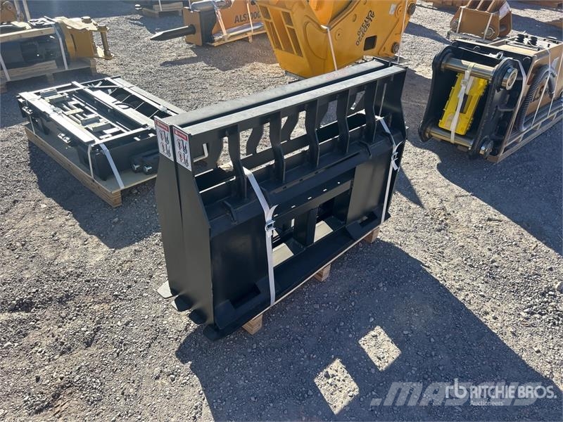 Quantity of (2) LYALS ALSF48 Skid Steer Forks (Un Garfos