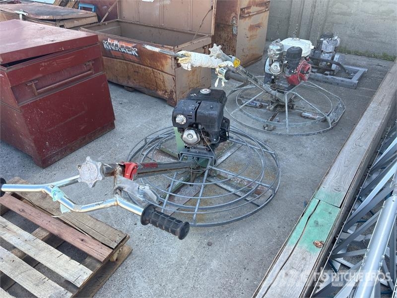 Quantity of (2) Power Trowel Tasandajad
