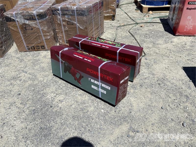 Quantity of (2) Powertek PT8810 Pneumatic 1 in Im Outros componentes