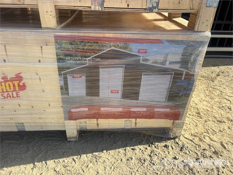  Quantity of (2)  SDLANCH C4230FT 42 ft x 30 ft Tri المباني الإطار الصلب