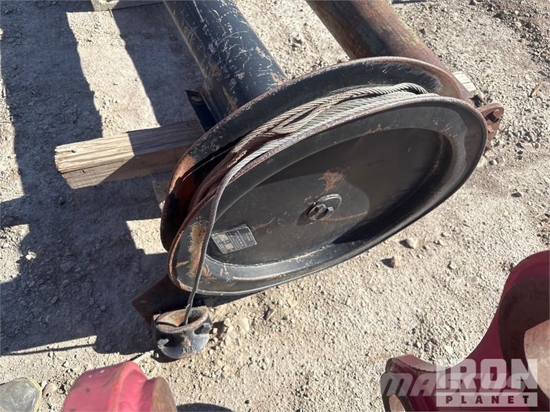 Quantity of (2) Tagline reels Crane parts and equipment