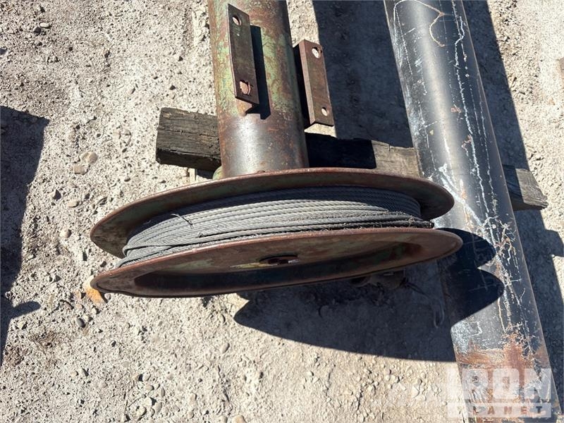 Quantity of (2) Tagline reels Crane parts and equipment