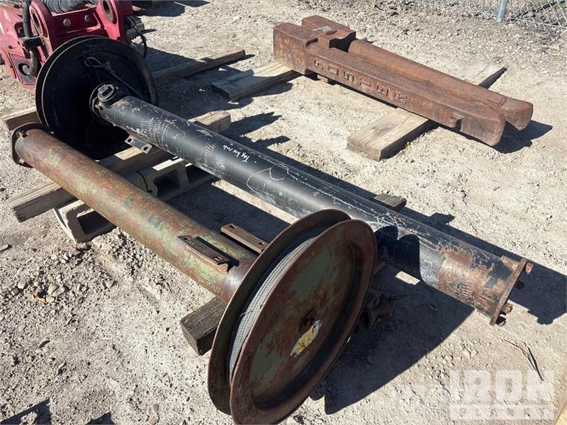 Quantity of (2) Tagline reels Crane parts and equipment