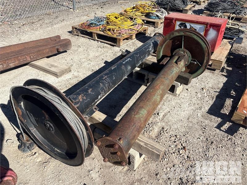 Quantity of (2) Tagline reels Crane parts and equipment