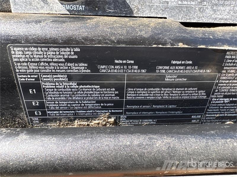  Quantity of (2) Tradesman K400 Space Heater Обладнання для прогріву і розморожування
