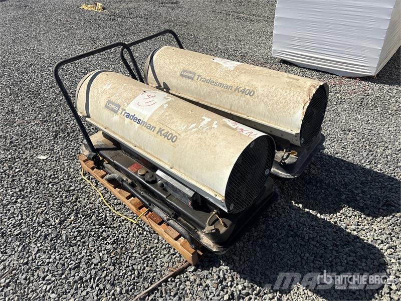  Quantity of (2) Tradesman K400 Space Heater Обладнання для прогріву і розморожування
