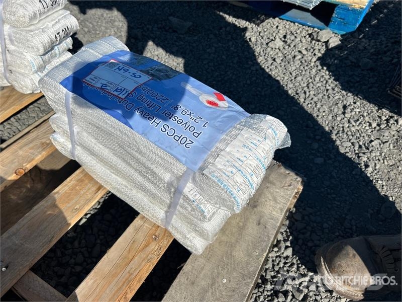  Quantity of (20) 1.2 in x 9.8 ft Heavy Duty Indust Otros componentes