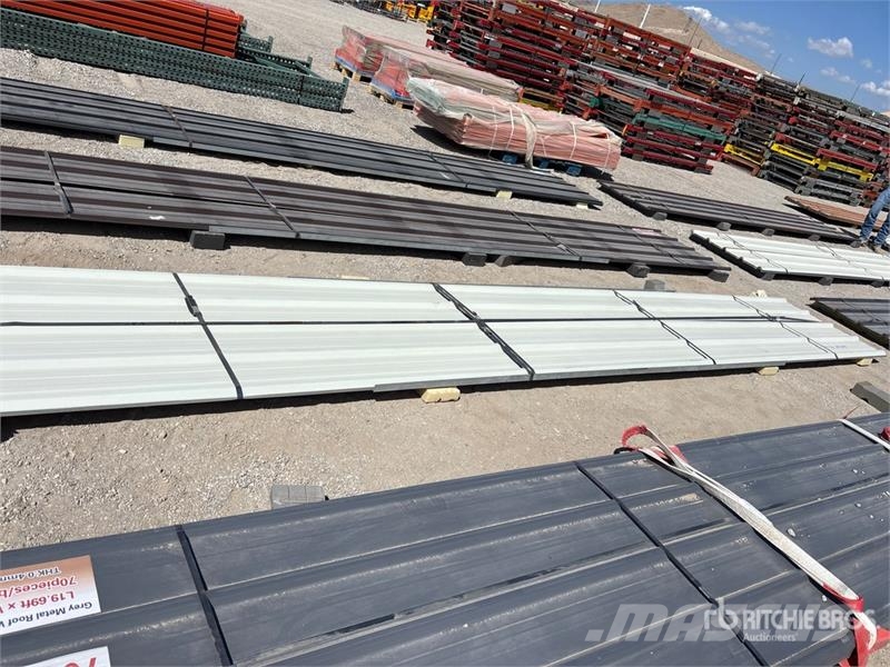  Quantity of (20) 19.69 ft x 3 ft White Metal Roof  Seilwinden, Bauaufzüge und Lastenaufzüge