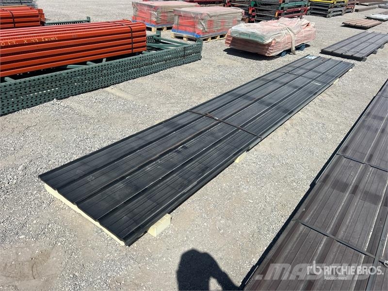  Quantity of (20) 19.69 ft x 3 ft Black Metal Roof  Seilwinden, Bauaufzüge und Lastenaufzüge