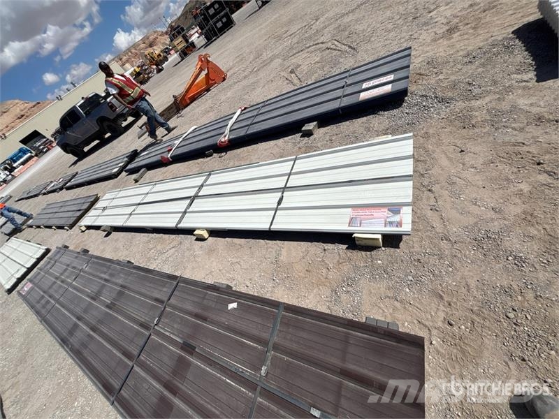  Quantity of (20) 19.69 ft x 3 ft White Metal Roof  Seilwinden, Bauaufzüge und Lastenaufzüge