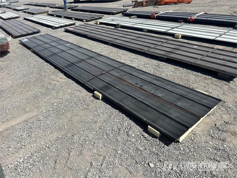  Quantity of (20) 19.69 ft x 3 ft Black Metal Roof  Seilwinden, Bauaufzüge und Lastenaufzüge