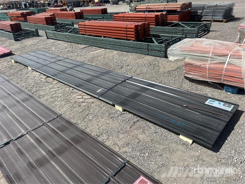  Quantity of (20) 19.69 ft x 3 ft Black Metal Roof  Seilwinden, Bauaufzüge und Lastenaufzüge