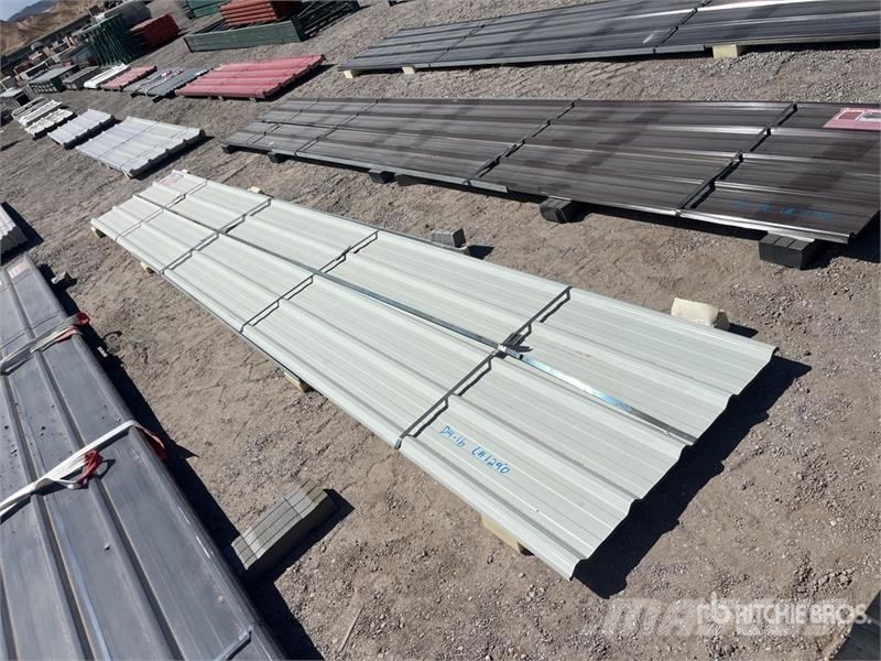  Quantity of (20) 19.69 ft x 3 ft White Metal Roof  Seilwinden, Bauaufzüge und Lastenaufzüge