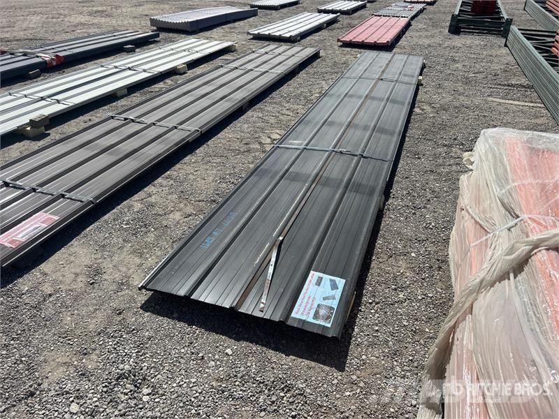  Quantity of (20) 19.69 ft x 3 ft Black Metal Roof  Seilwinden, Bauaufzüge und Lastenaufzüge
