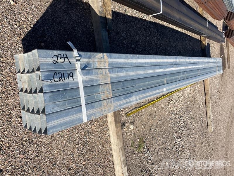 Quantity of (20) 2x4 SQ 17 ft Steel Drugi deli
