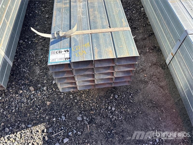 Quantity of (20) 2x4 sq 216 in Square Tubing Vintsid, telfrid ja materjaliliftid