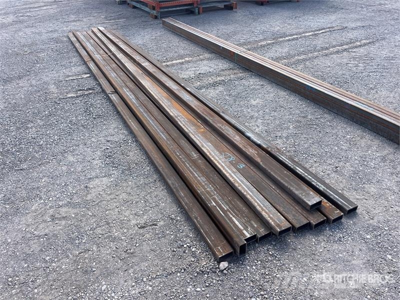  Quantity of 20 ft x 4 in x 2 in Steel Tubing Muud osad