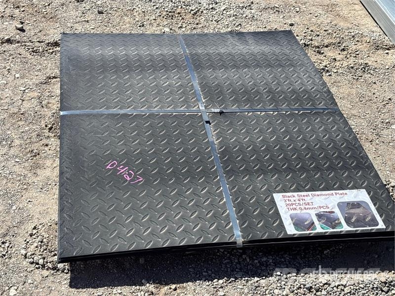  Quantity of (20) Pallets of 3 ft x 4 ft Black Stee Seilwinden, Bauaufzüge und Lastenaufzüge