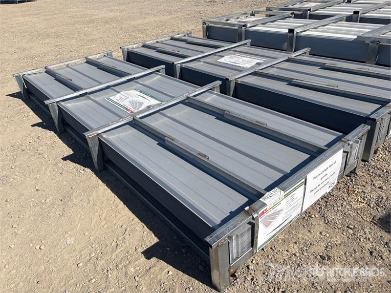 Quantity of (200) KJ K0310 Galvalume Corrugated S Takels, lieren en materiaalliften